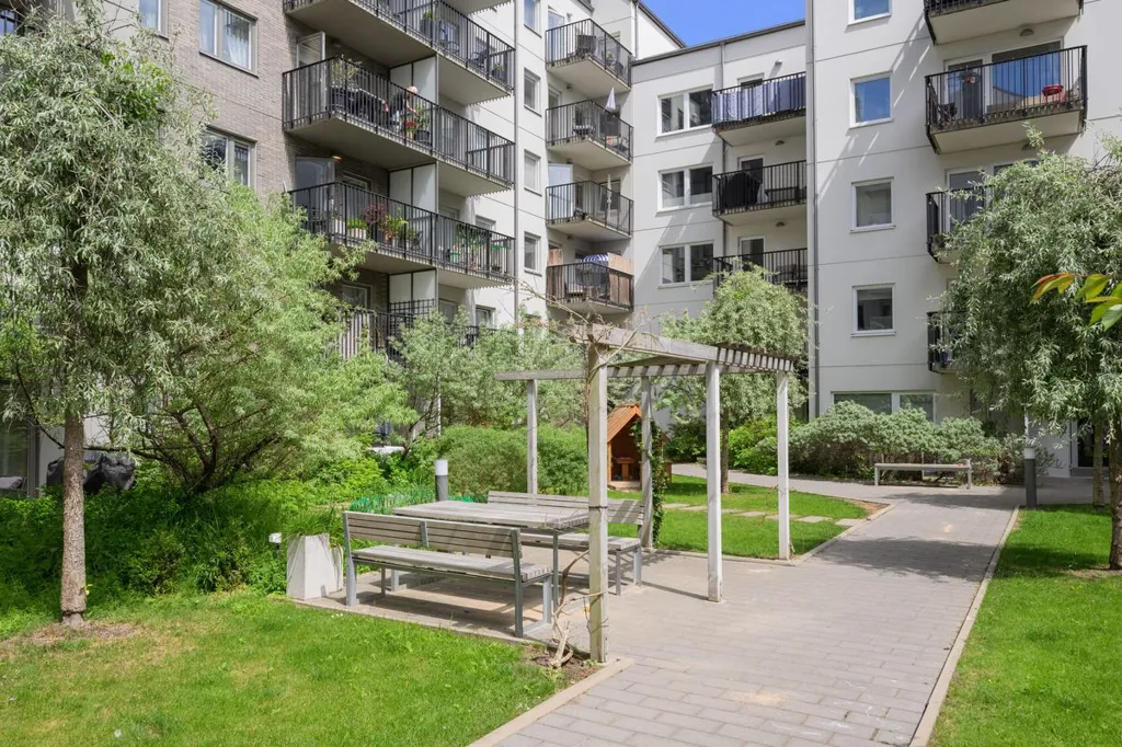 Garden - Apartment with South-Facing Balcony in Västra Hamnen