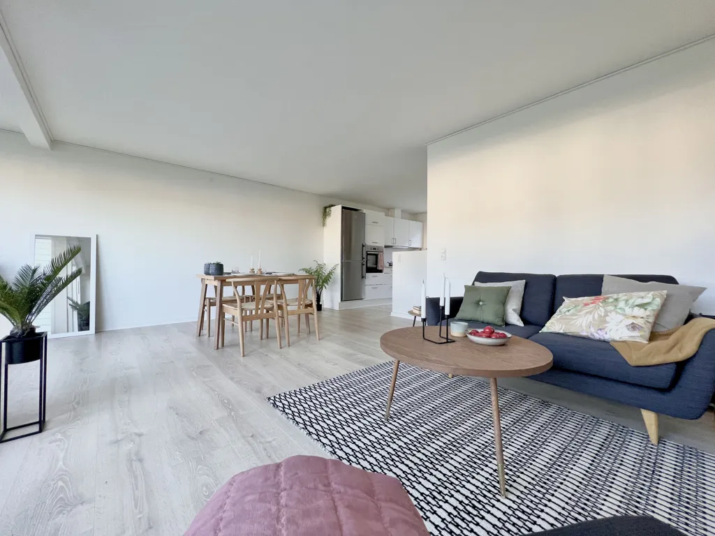 Séjour - Four-Bedroom Terraced House in Tilst