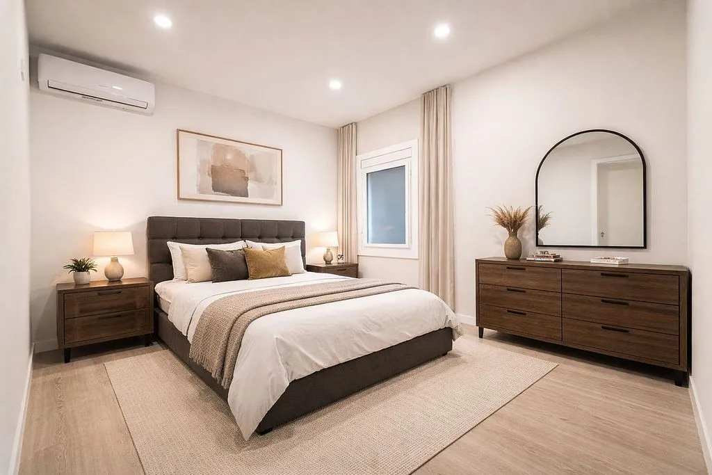 Bedrooms - Reform Apartment with Balcony in Barcelona