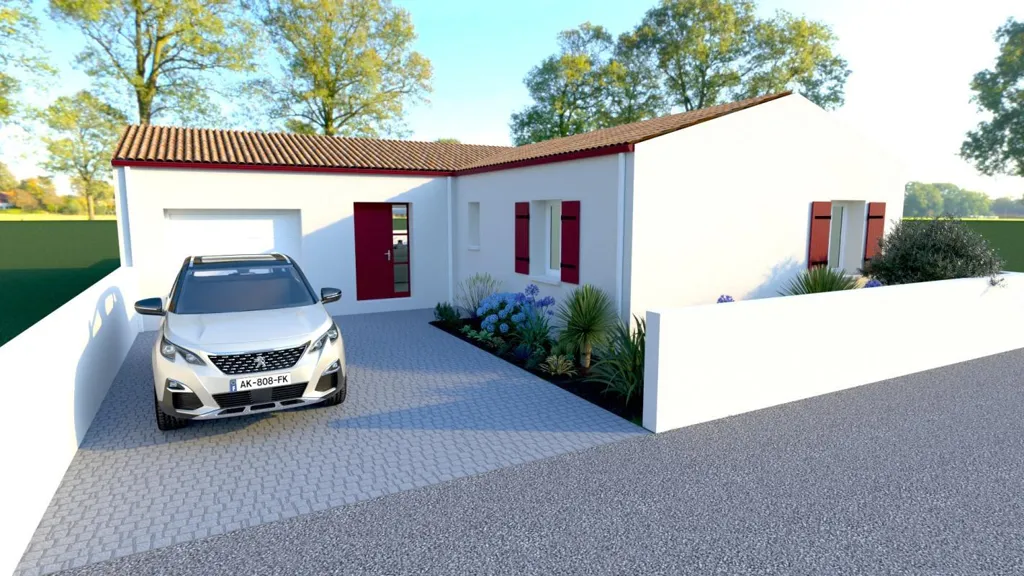 Maison 4 Chambres avec Garage à La Jarrie