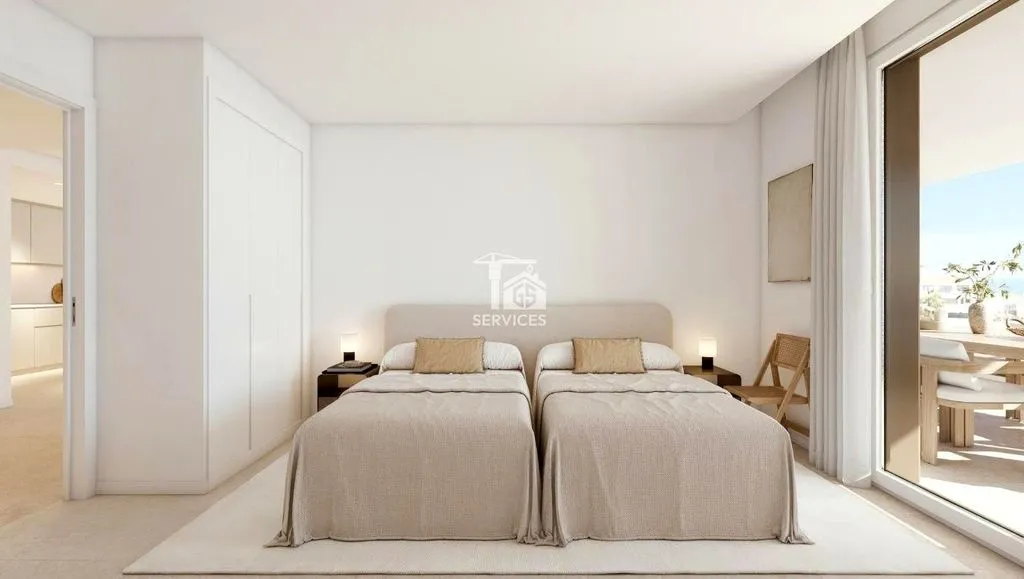 Bedrooms - Beachfront Flat with Private Terrace in Callao Salvaje