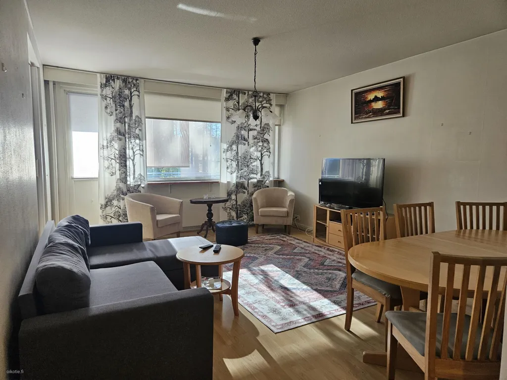 Séjour - Apartment with Renovated Bathroom in Rauma