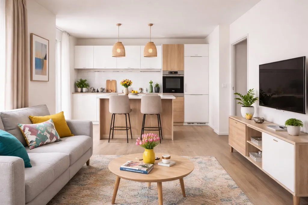 Soggiorno - 4-Piece Flat with Terrace in Châtenay-Malabry