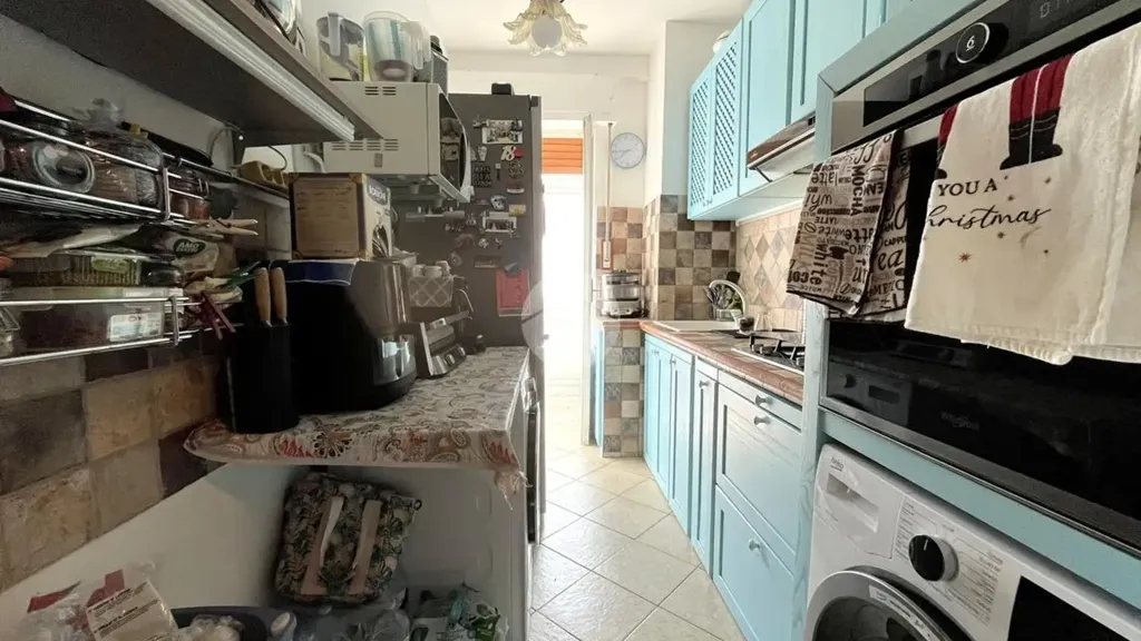 Köök - Bright Apartment with Balcony in Palermo