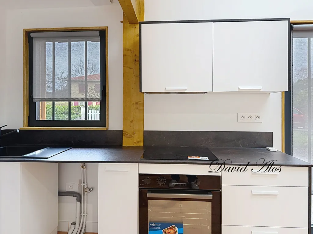 Kitchen - Contemporary House with Spacious Garden in Parentis en Born