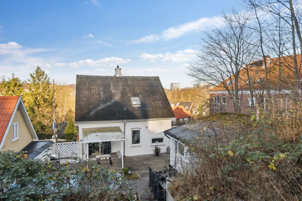 Vue aérienne - Villa with Garden near Vejle