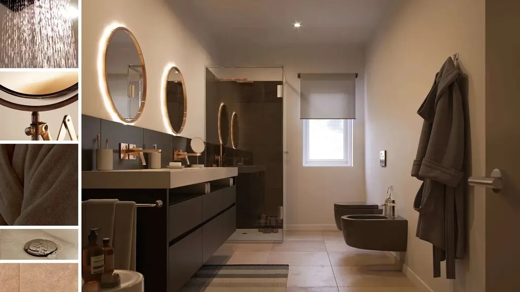 Salles de bain - Appartement 3 pièces à IT