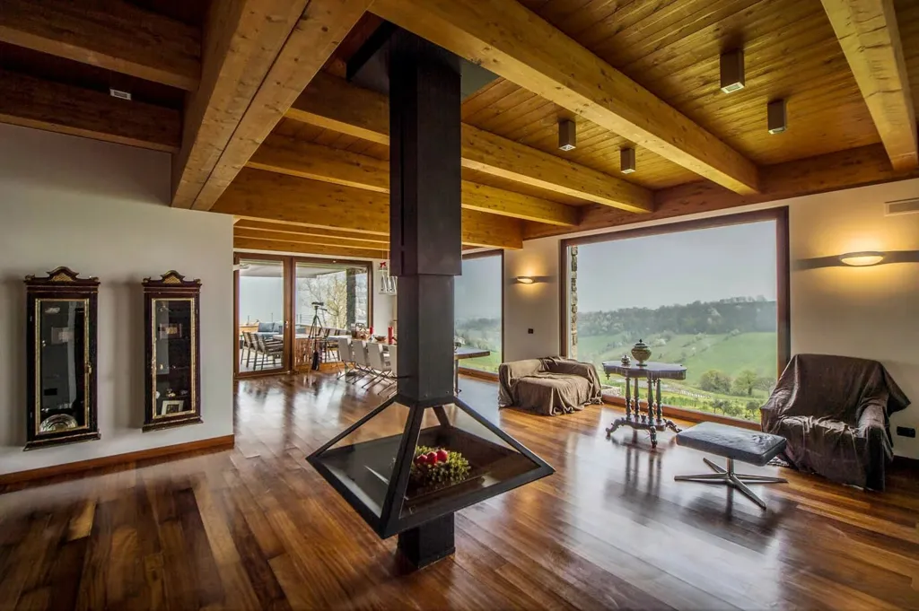 Séjour - Modern Villa with Pool and Spa near Parma