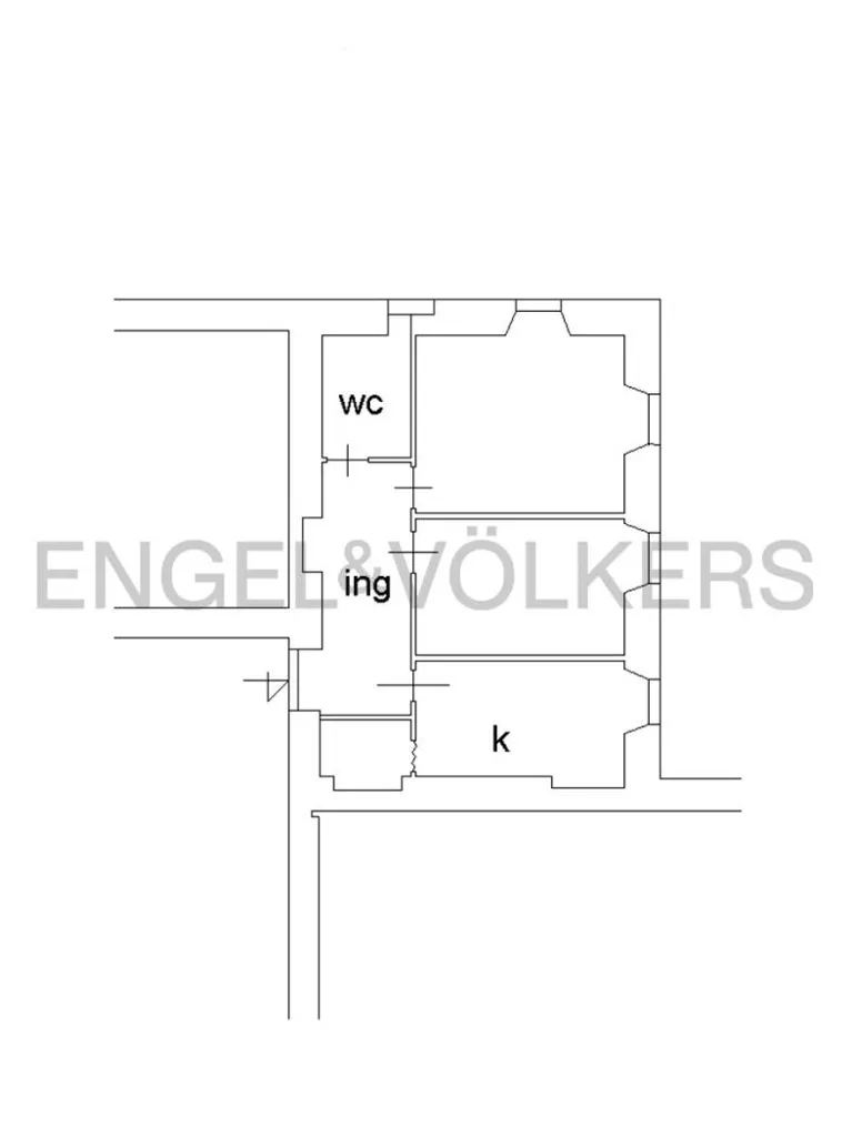Plan - Luxury Flat with Open Views in Pinciano, Rome