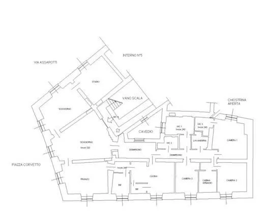Plaan - Luxury Apartment with Piazza Corvetto View in Genoa