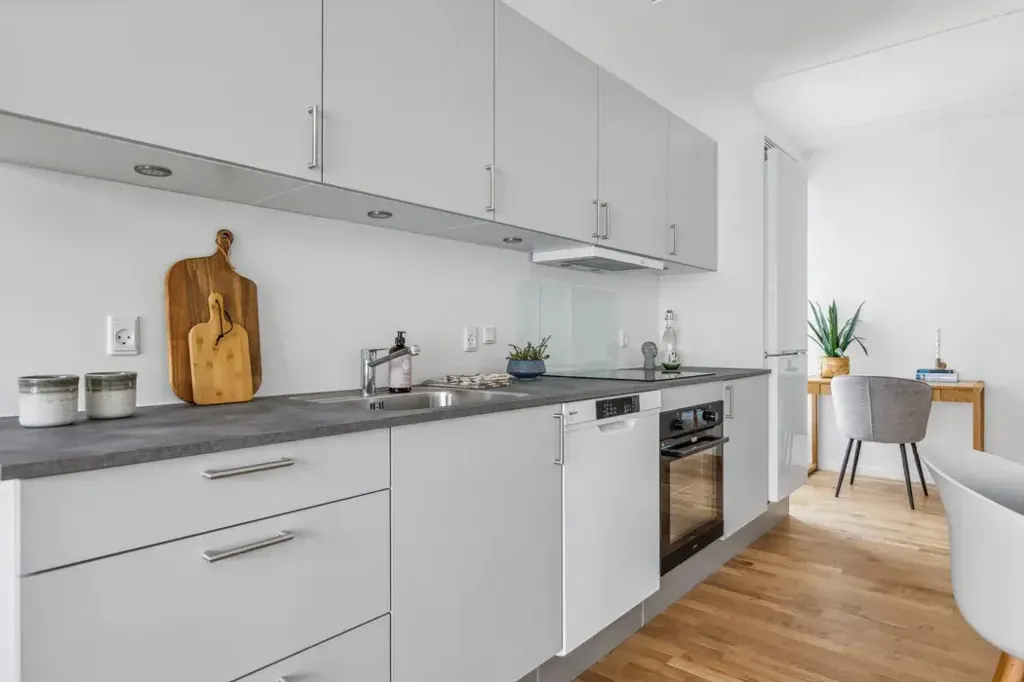 Köök - 3-Bed Flat with Balcony in Odense