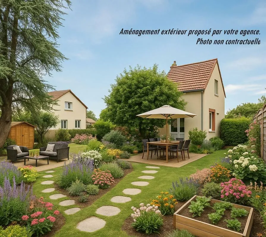 Garden - Individual House with Garden in Dijon South