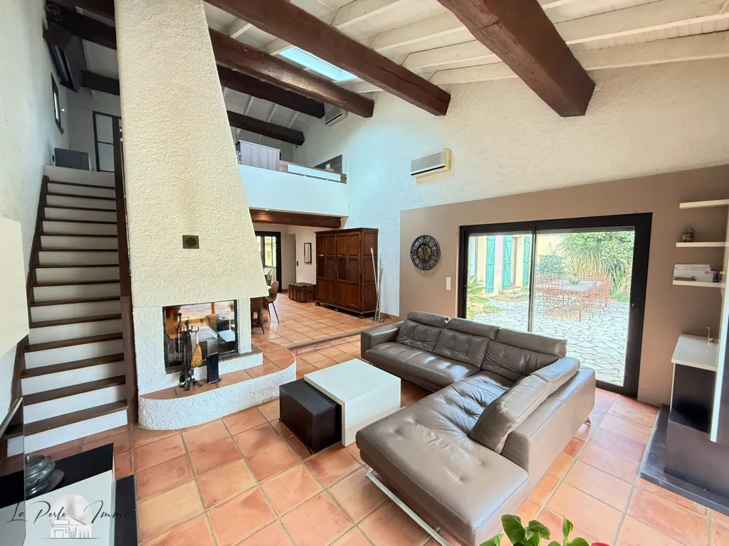 Séjour - Villa de Charme avec Piscine à Perpignan