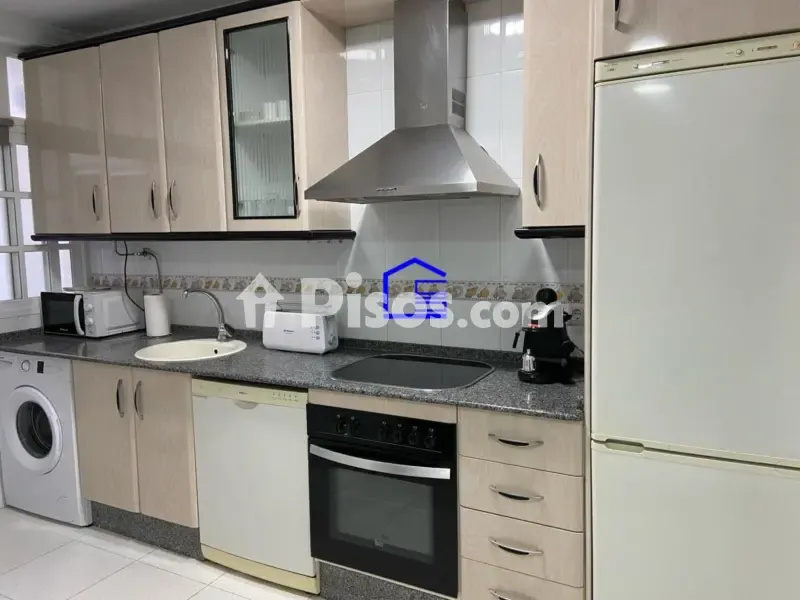 Cuisine - Student Flat with Sea View in La Laguna, Cádiz