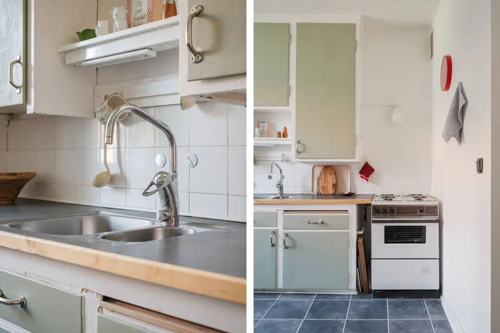 Cuisine - Characterful 1930s Flat with Stucco in Malmö