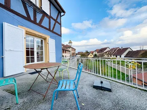 Balcon - Maison 10 pièces à Hattstatt