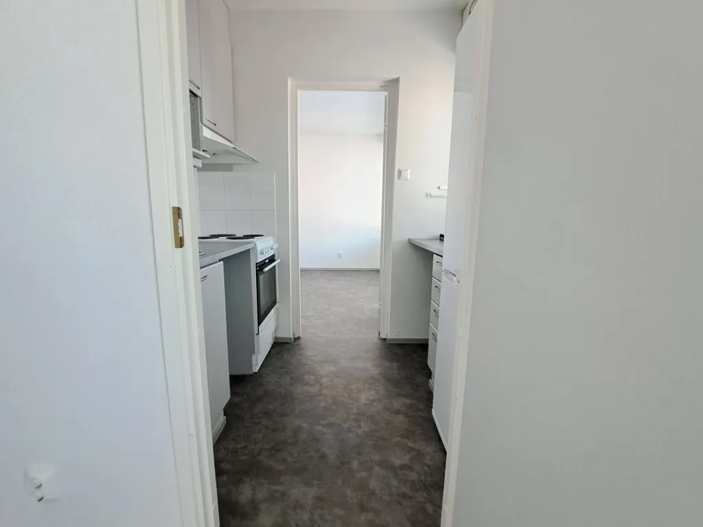 Köök - Bright Apartment with Balcony in Mikkeli Centre