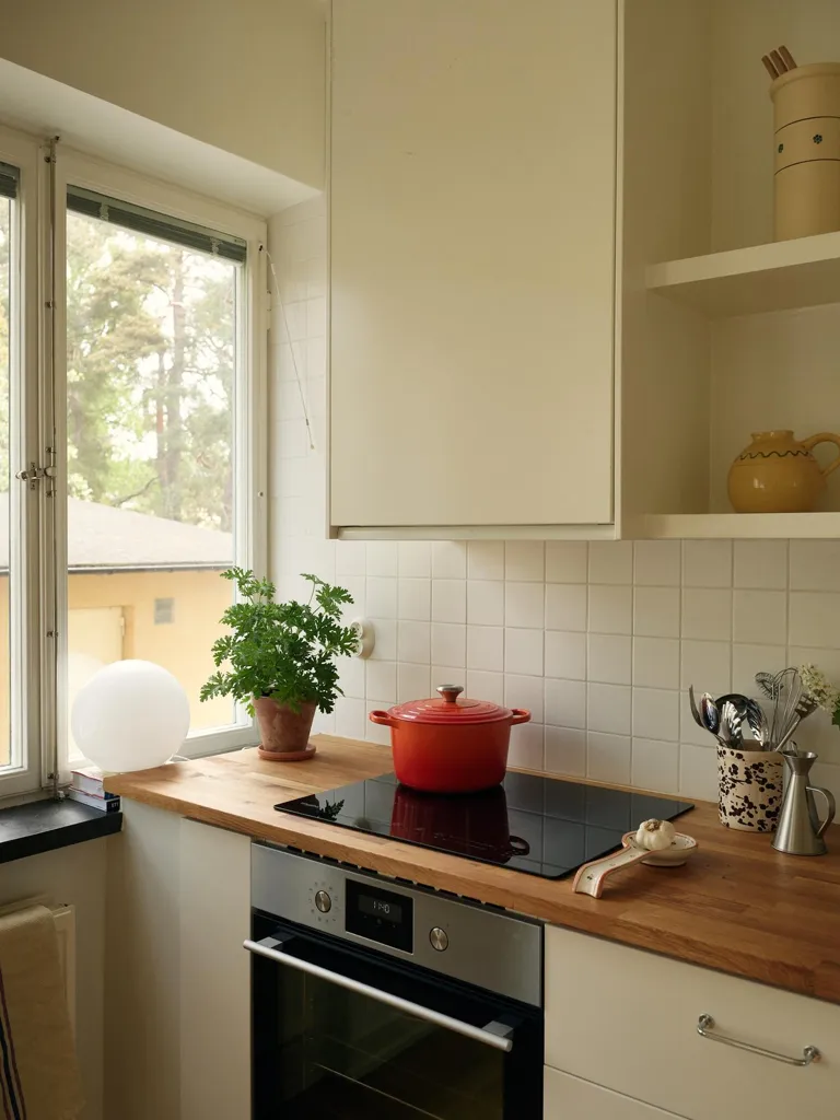 Cuisine - Apartment with Balcony in Hammarbyhöjden