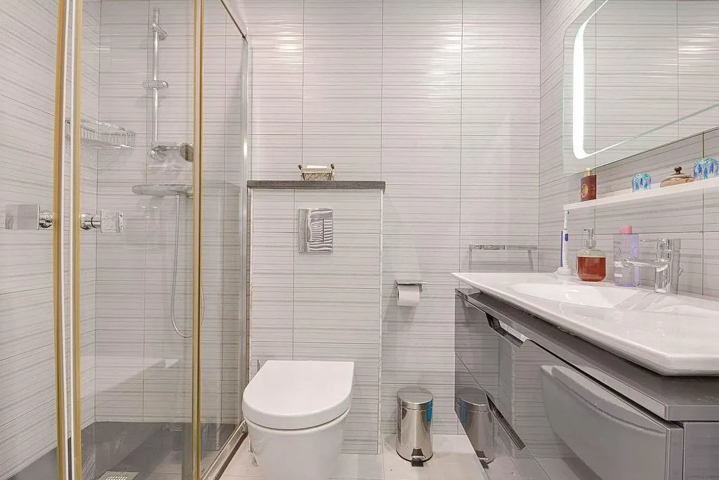 Salles de bain - Seafront Apartment with Terrace in Roses