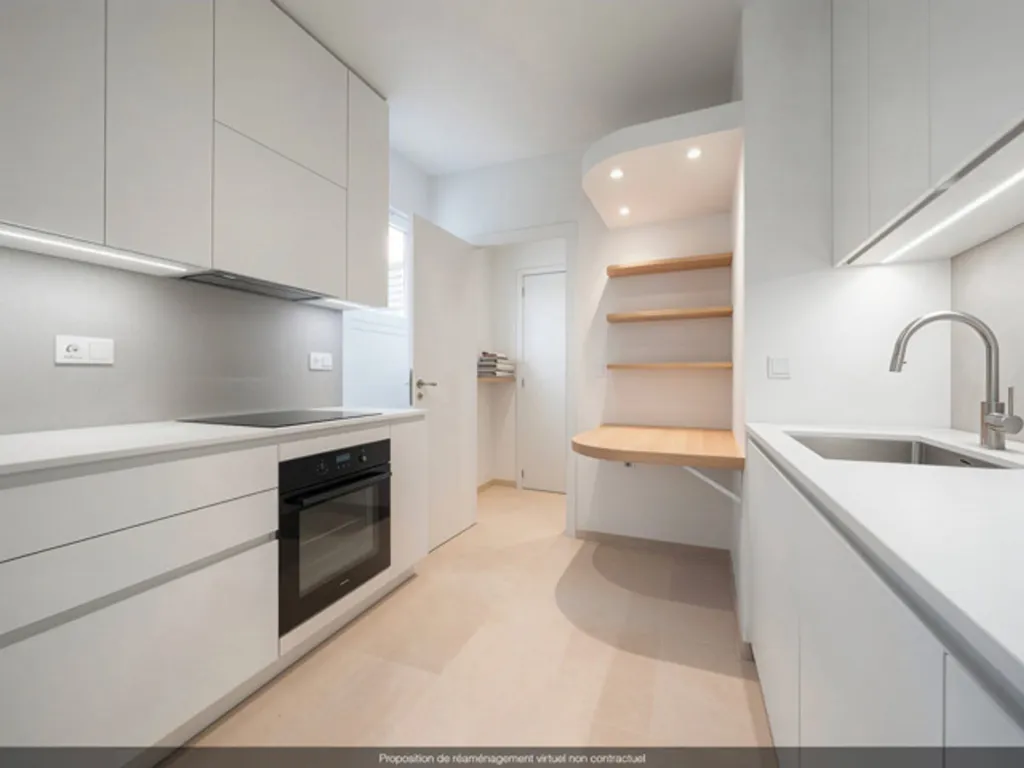 Kitchen - Duplex and Studio with Terraces in Jette