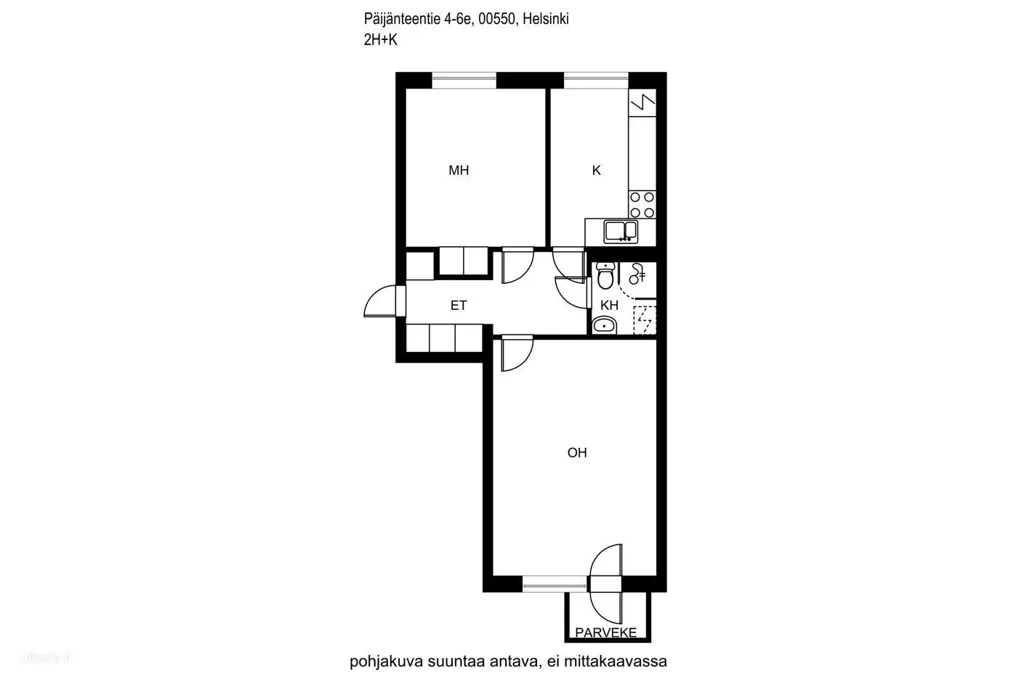 Plan - Flat with Balcony in Vallila