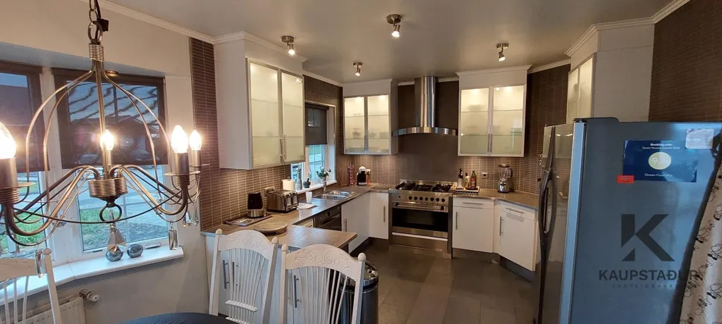 Cucina - Timber House with Private Garden in Vogar