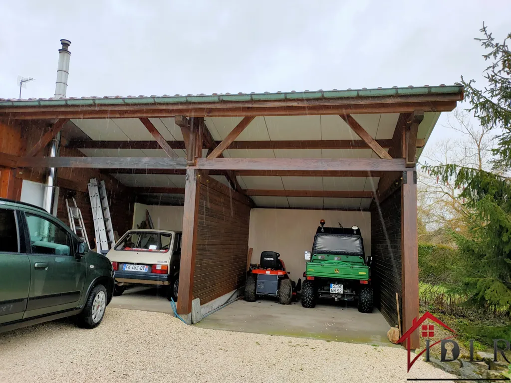 Garage - Charming Property with Two Homes near Bourbonne-les-Bains