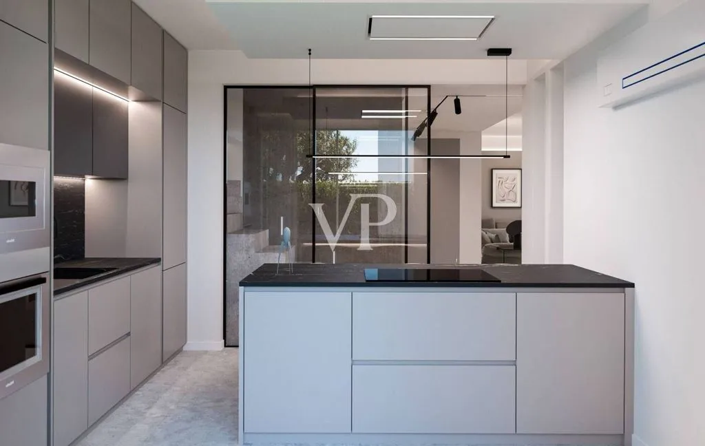Köök - Contemporary Villa with Pool in Moniga del Garda