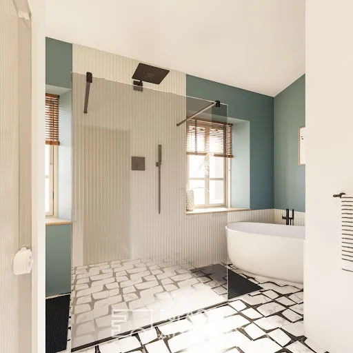 Bathrooms - Luxury House with Pool in La Flotte