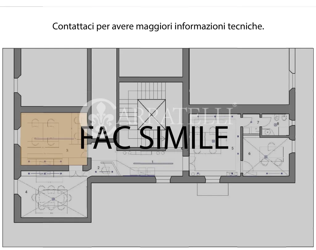 Planimetria - Rustic Complex with Olive Grove in San Casciano
