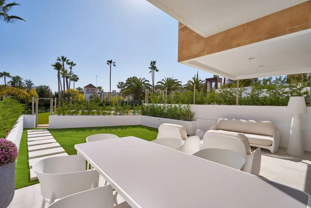 Terrasse - Duplex House with Private Garden in Marbella