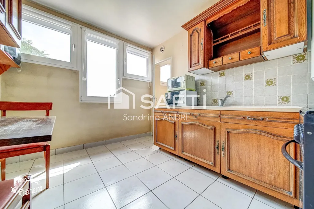Kitchen - South-Facing Apartment with Balcony in Neufchef
