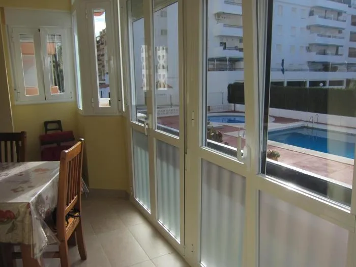 Terrasse - Sunny Apartment with Pool in Torre del Mar