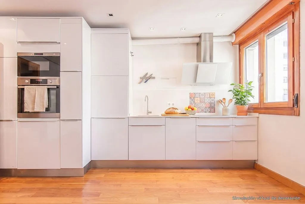 Cuisine - Duplex Flat with Sea View in Gijón Centre