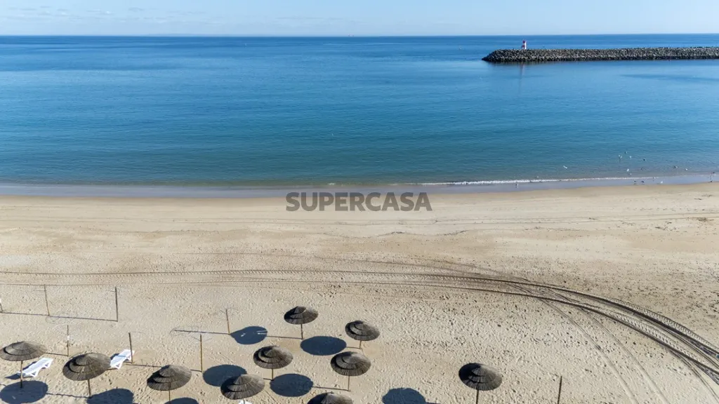 Vue aérienne - Duplex Flat with Sea View in Sesimbra