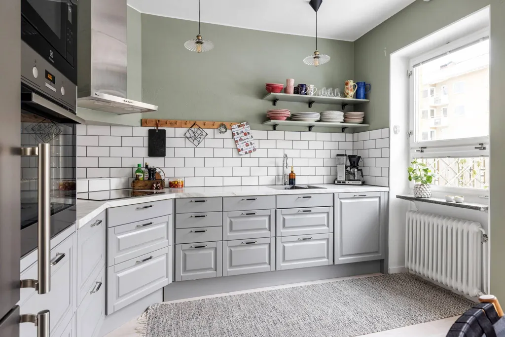 Kitchen - Renovated Flat with Garden in Främre Luthagen