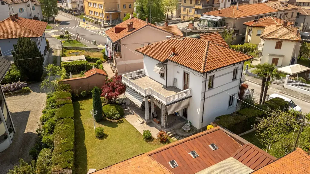 Vue aérienne - Luxury Villa with Garden in Cuneo