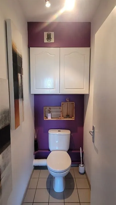 Bathrooms - T3 Flat with Secure Garage in Fontaines-sur-Saône