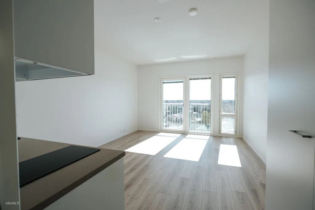Kitchen - Modern Flat with French Balcony in Malmi