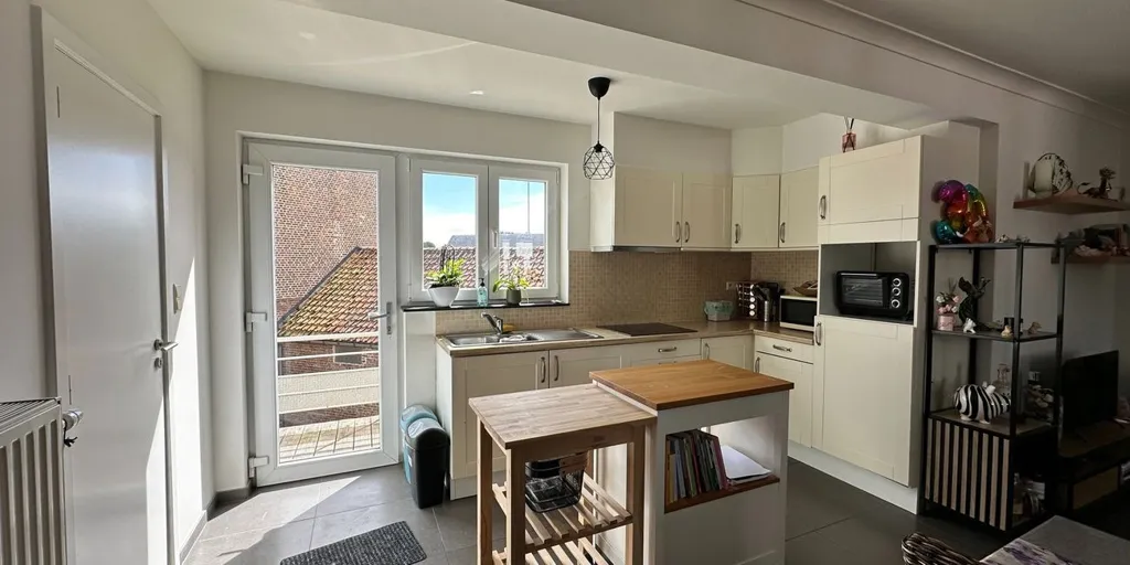 Köök - Eco-Friendly Duplex with Terrace in Geetbets