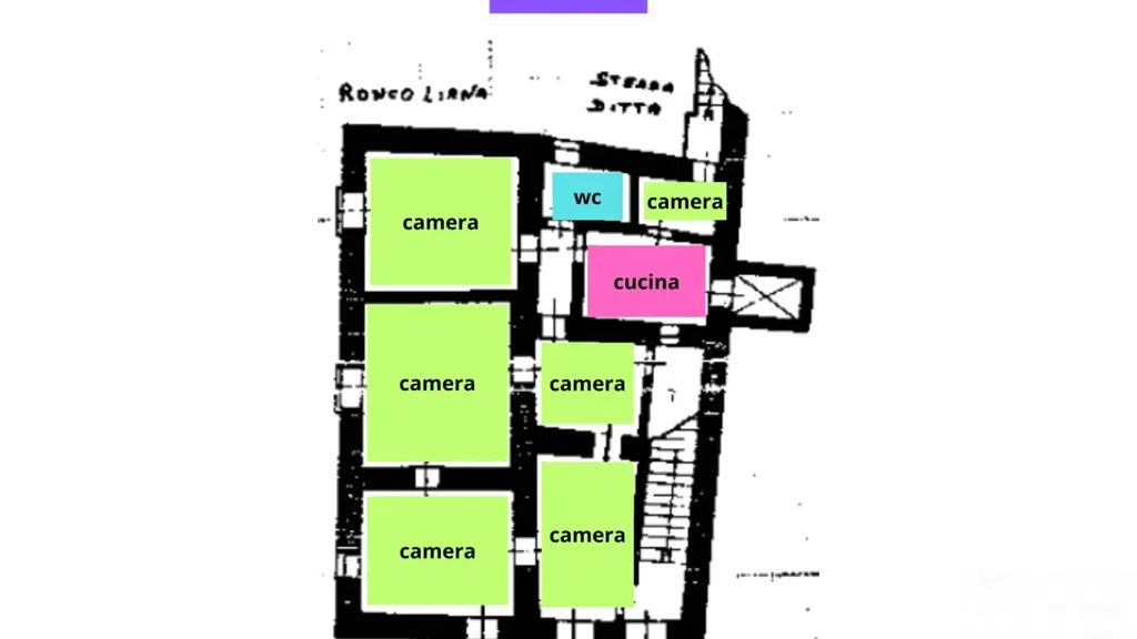 Plan - Historic House with Baroque Views in Noto
