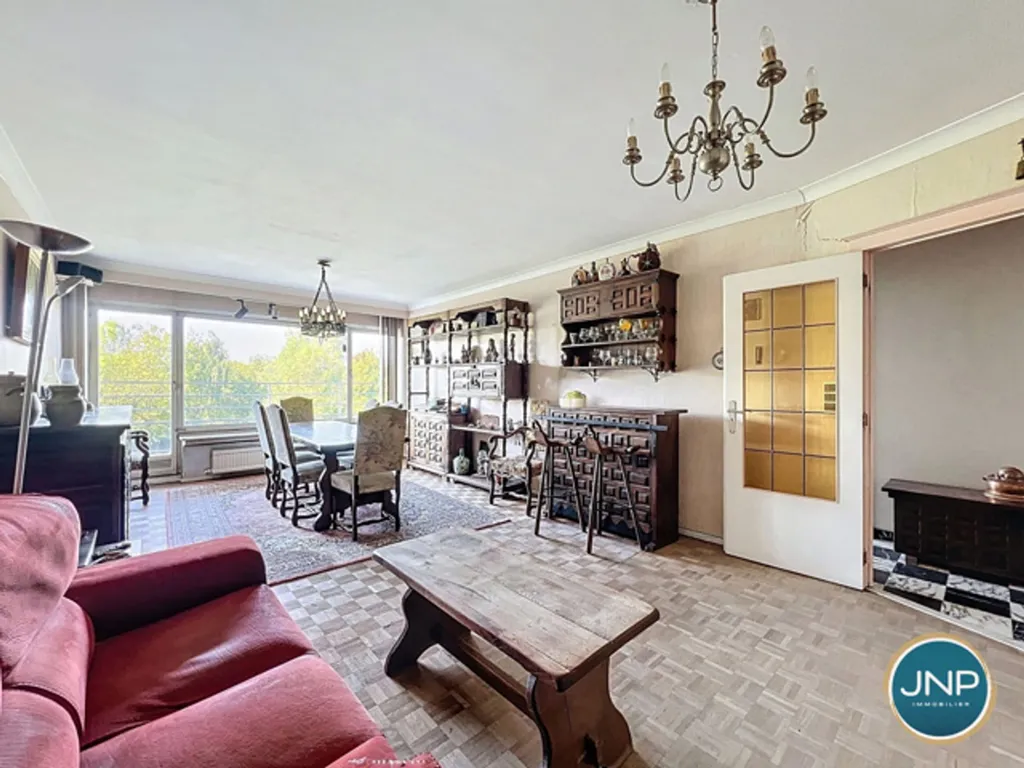 Soggiorno - Two-Bedroom Flat with Terraces in Scherdemael