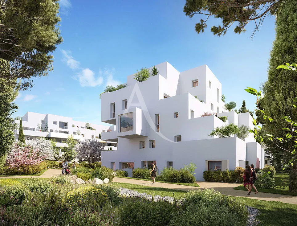 Välivaade - Modern Apartment with Lake View in Le Crès
