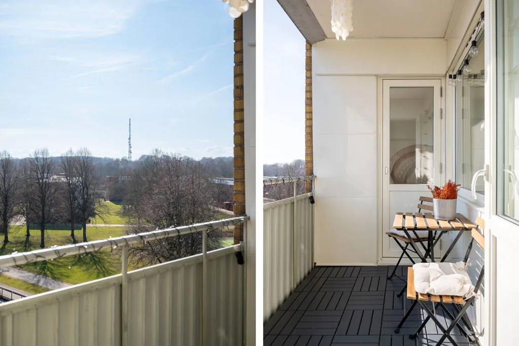 Balcone - Bright Apartment with Modern Features in Helsingborg