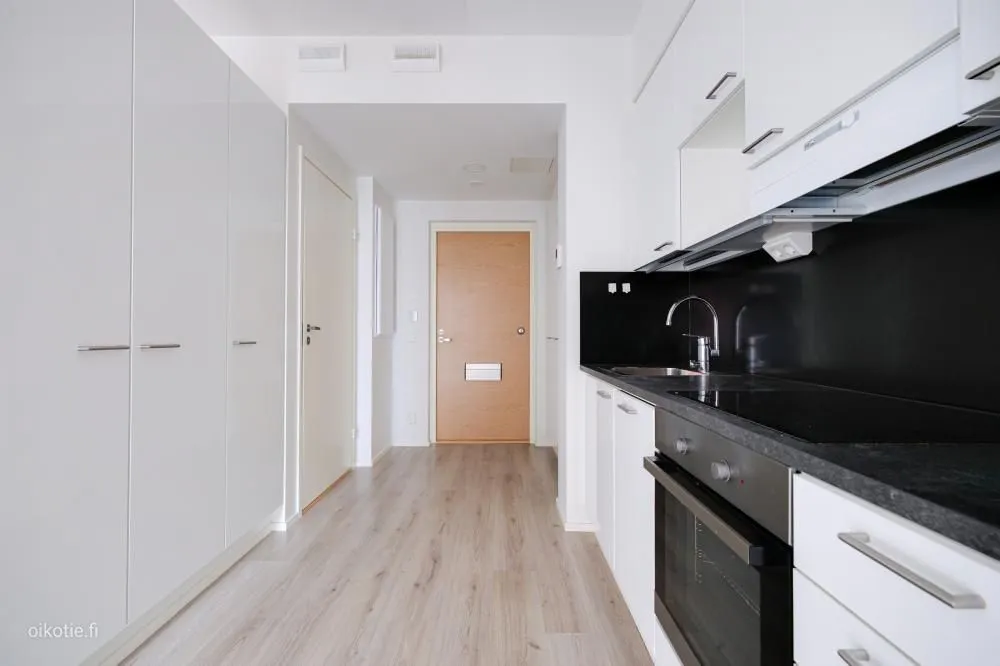 Kitchen - Modern Studio with Gym in Myyrmäki, Vantaa