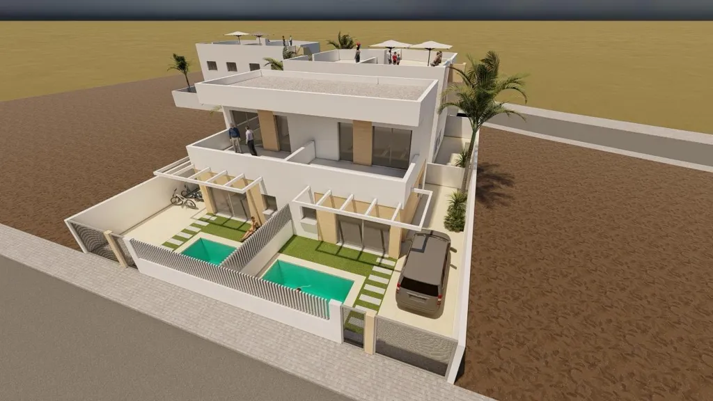 Semi-Detached Chalet with Pool in El Alamillo