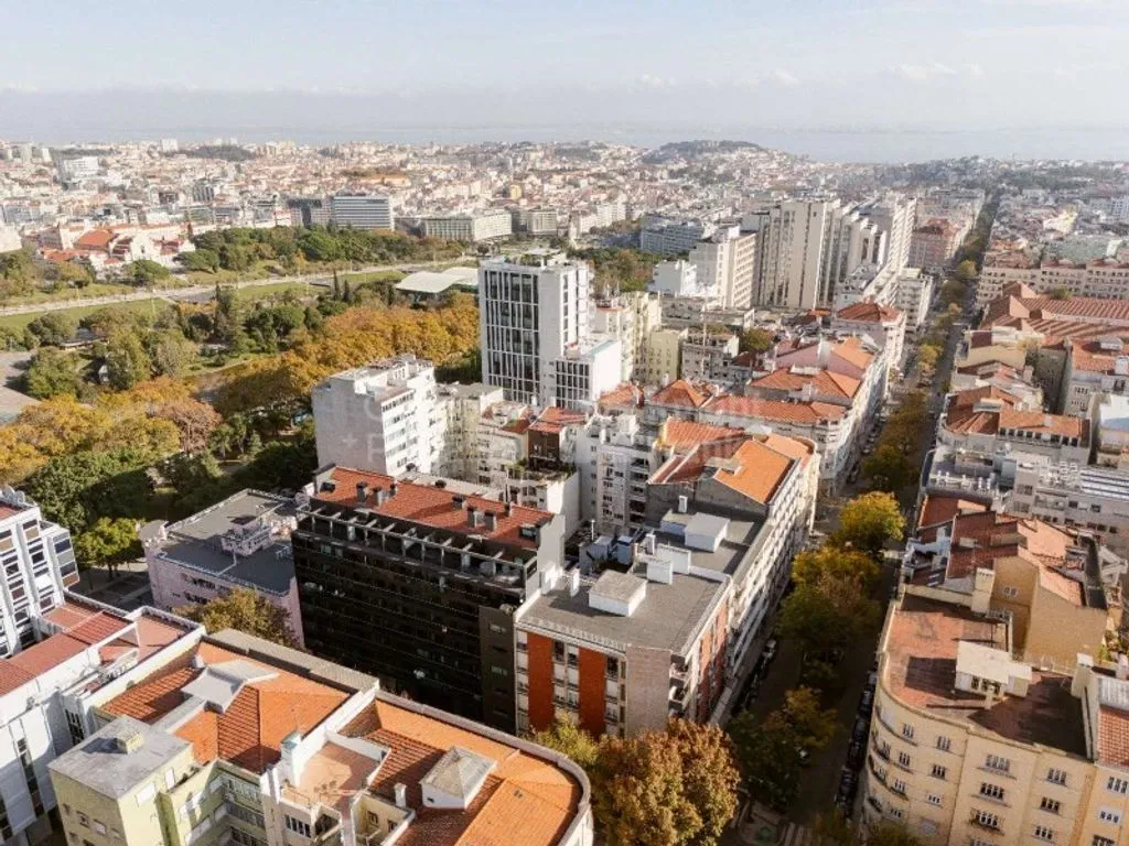 Aerial - Luxury Flat with Balcony in Avenidas Novas