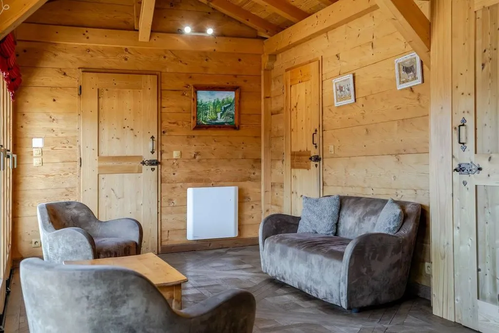 Séjour - Chalet Luxueux avec Vue Montagne à Châtel