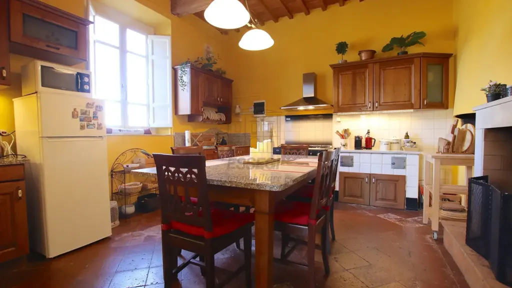 Köök - Early 20th Century Villa with Panoramic Views near Lucca