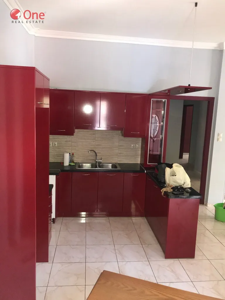 Cuisine - Renovated Apartment with Solar Heating in Anthoupoli